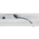 39.37" Modern Minimalist White Rectangular LED Ceiling Light Fixture