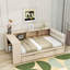 Lit de jour en bois avec couchette, station de charge et tablettes de rangement-2072048347-2072048346