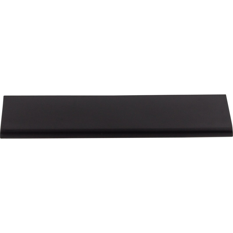 Europa Finger pull, Flat Black, 5" Center to Center