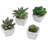 4'' Faux Succulent in Ceramic Pot