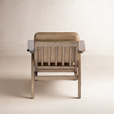 Rhurie Top-Grain Leather Armchair