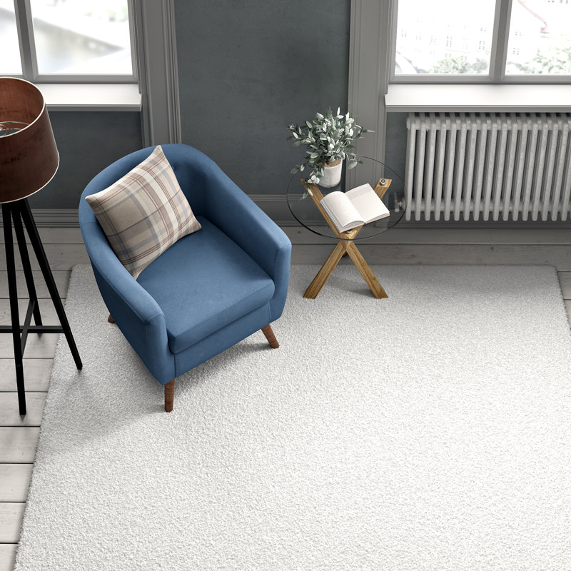 Alyson Shaggy Cream Rug, Rectangle 140 x 200cm