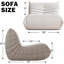 Ensemble de 2 fauteuils à billes Fauteuil sac à billes pour adultes Fauteuil à billes Fireside-230142698