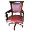 Sammy Leather Swivel Side Chair-280147645