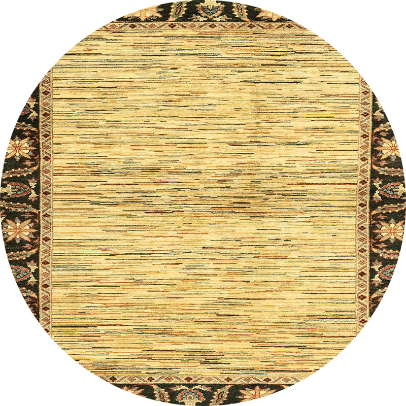 Chrysander Oriental Indoor Rug, Round 7'