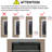 Electric Fireplace 50 Inch, Remote Controlled, Abundant Flame & Colors, 5000 /H Heat, 11 Temp Ranges, Advanced Technology Inch Fireplace, Tempered Glass Front, Multiple 1400W Heating,-1393483214