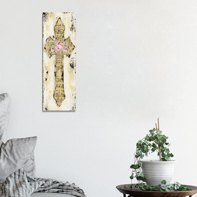Old Rugged Cross by Ashley Bradley - Wrapped Canvas Panoramic Painting