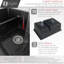 Pietra STYLISH 27 inch Double Bowl 60/40 Dual Mount Composite Granite Kitchen Sink-72769906