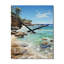 Beach Photo Ocean Escape V - Horloge murale nautique et plage-99629391