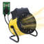 Chaufferette de serre 1500W avec thermostat, ventilateur électrique portatif à chauffage rapide avec protection contre la surchauffe, jaune