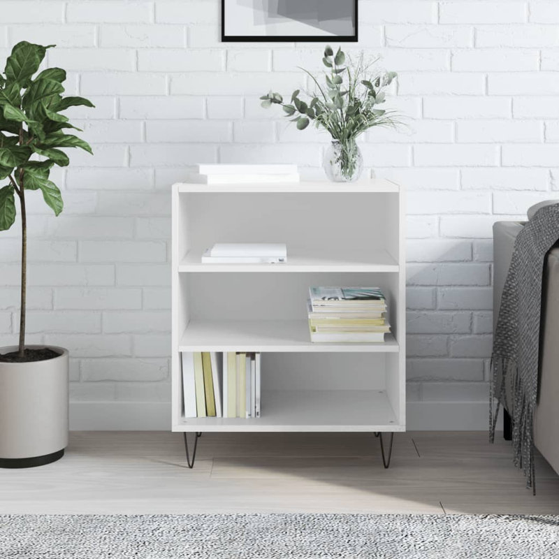 This trendy sideboard, featuring a timeless look, is meant to be an excellent addition to your home., High Gloss White