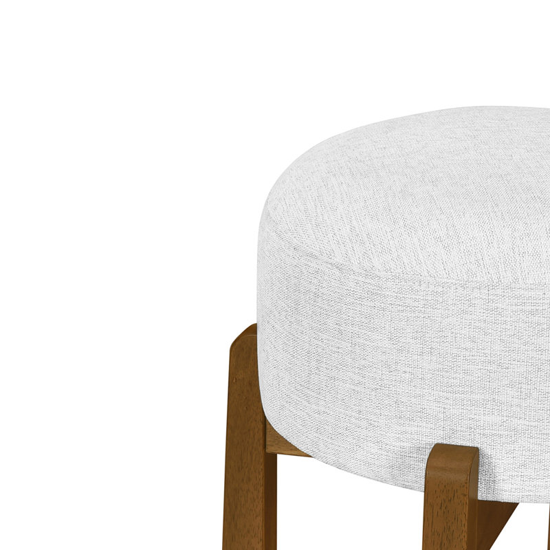 Tabouret de bar en bois massif Sekil, Gris