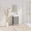 Ensemble de meuble-lavabo autoportant 18,6 po avec plateau en céramique 18,6 po-985674382