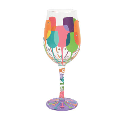 Lolita Wine Squad Wine Glass 8.8in H