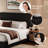 Hayden Platform Bed Frame, Cloud Collection with Boucle Upholstery & Rounded Headboard, Thickened Footboard-1349528786-1364679770