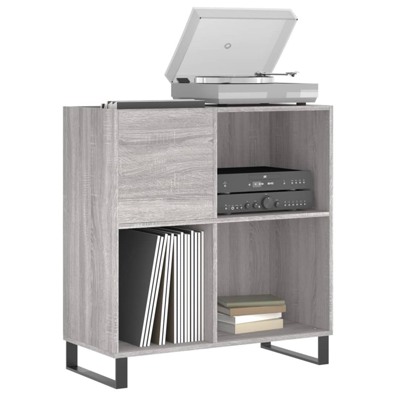 Mallaki 1 - Door Rectangle Accent Cabinet, Grey Sonoma
