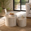 Ensemble de 2 tables basses rondes en bois Nesting-148540114-148540143-148540137