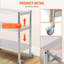 81.3 cm W Stainless Steel Shelving Unit
