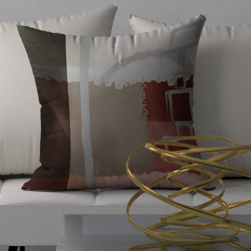  Housse de coussin carré et insert, 18" x 18"