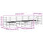  Garden Lounge Set 8 Pcs Solid Pine Wood Outdoor Furniture Patio Terrace
