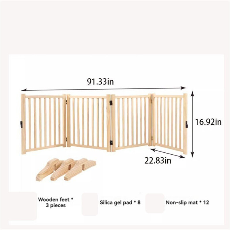 16.92'' H Panel Solid Wood Exercise Pen