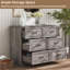 Commode 6 tiroirs avec station de charge-281258198