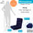 BirdRock Home Reclining Ergonomic Floor Game Chair, Blue