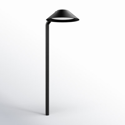 Black Integrated LED Metal Pathway Light