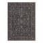Tapis oriental bleu marine / brun lavable à la machine avec envers antidérapant-1180924657
