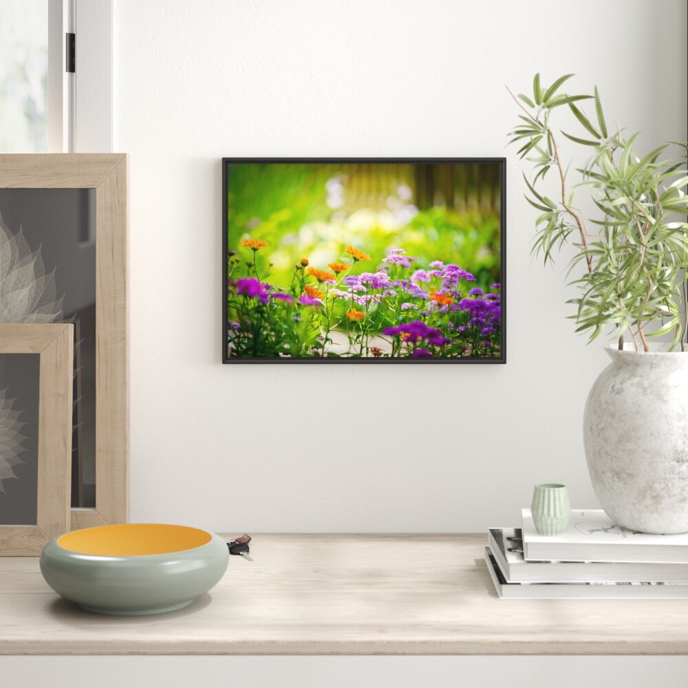 Gerahmtes Wandbild Blumenwiese