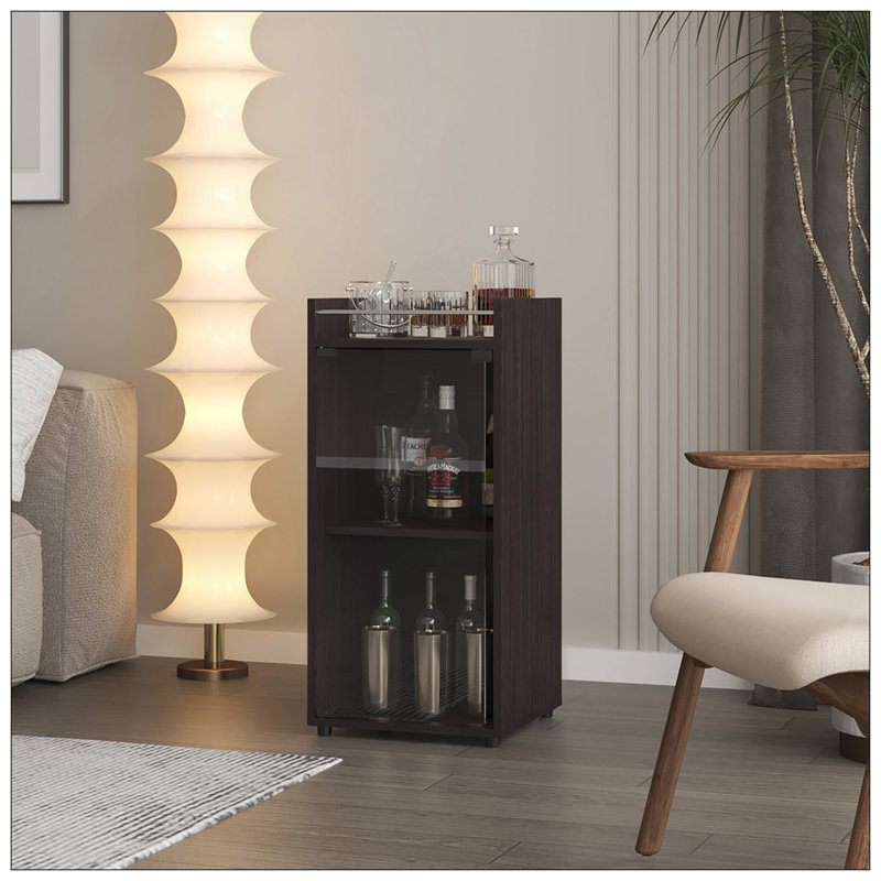 Lampe-penderie Minibar, salon, noir, Noir