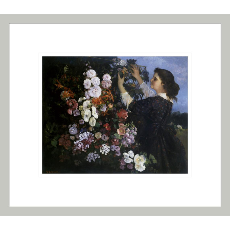 «The Trellis» par estampe numérique encadrée, 13,75 po H x 15,69 po L