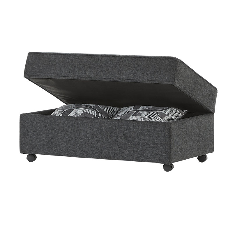 Tyler Upholstered Ottoman, Eaton Ruby