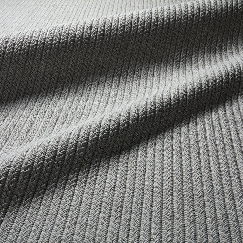Iver Area Rug in Light Gray, Rectangle 6' x 9'