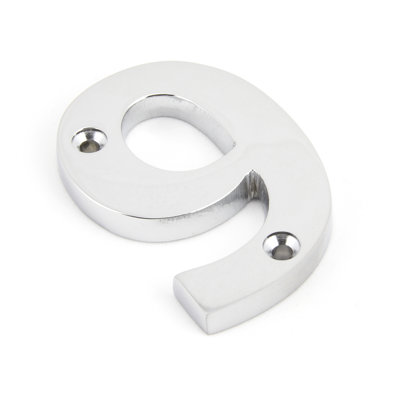 7.8cm H Metal House Number