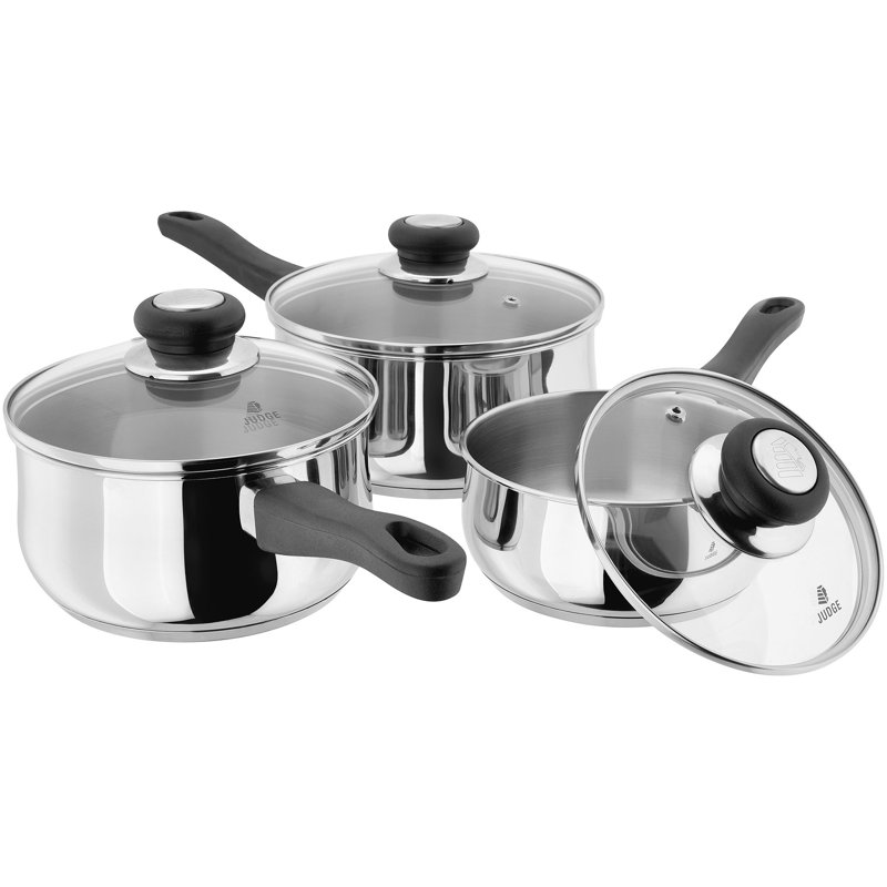Judge, Vista - 3 Piece Saucepan Set