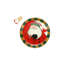 Old St. Nick Handmade Earthenware Appetizer Plate