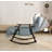 Casual Folding Rocking Chair Upholstered-1984914247