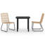 Adelayda 2 - Person Acacia Patio Dining Set with Square Table-405030817