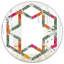Miroir mural Hexagon Star Coastal-45486888-122100740