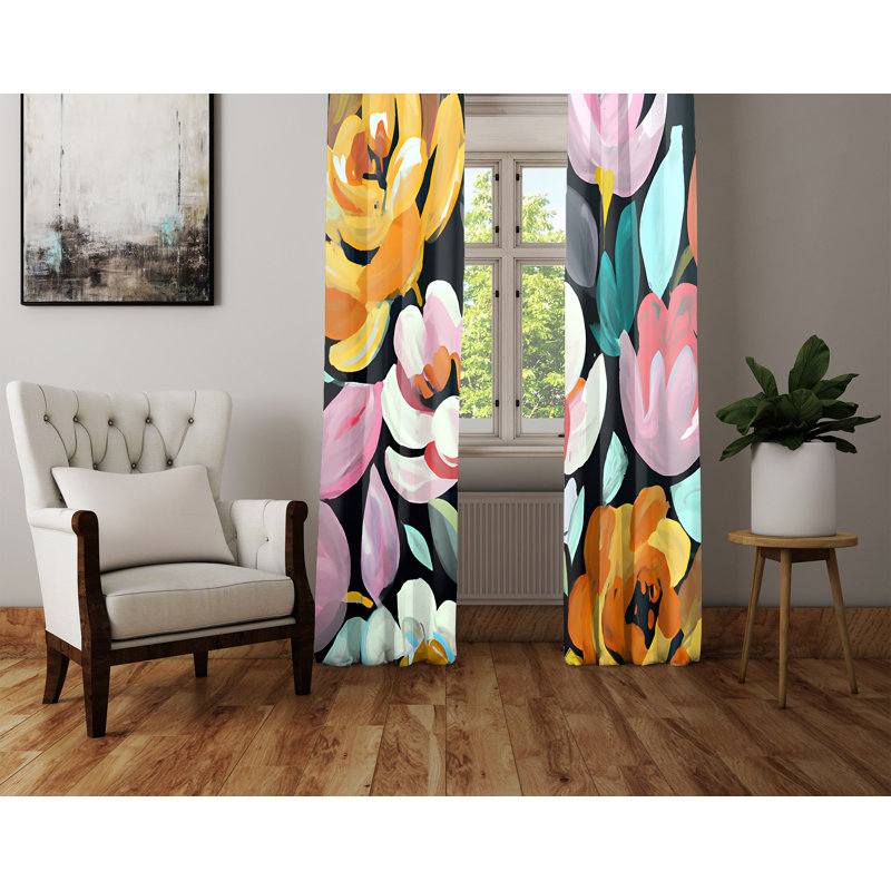 Rideau en polyester Ewingdale, L 40 po x L 61 po
