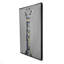 Steel blue giraffe - 24"x48" Framed canvas