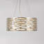 Mahaffie 6 - Light Silver Drum Pendant