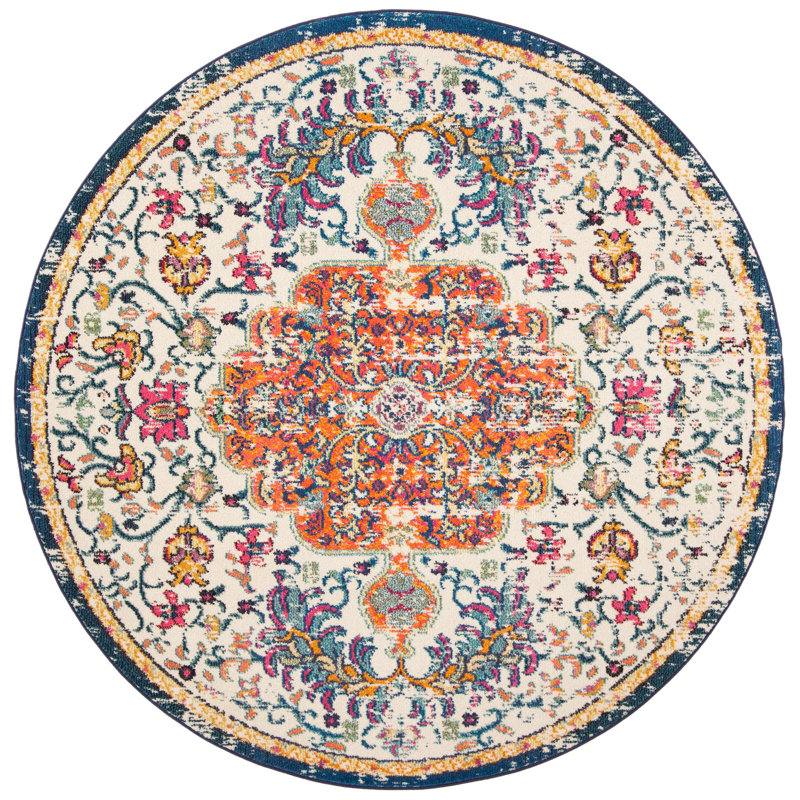 Andersonville Oriental Hand Woven Area Rug, Round 152cm
