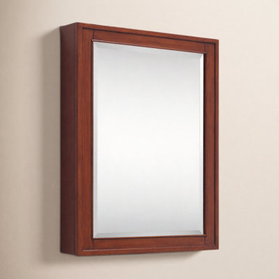 Charley Surface Mount Framed Medicine Cabinet with 3 Shelves
