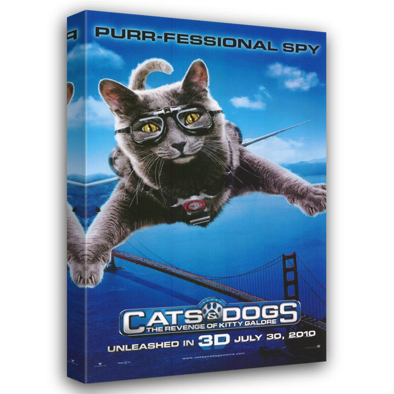Cats and Dogs, 18" H x 12" W