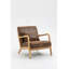 Chaise d'appoint Mid-Century moderne avec structure en bois, chaises de salon rembourrées avec coussin de taille, fauteuil de lecture pour véranda de chambre à coucher-1953144091-1953144094