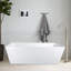 Baignoire de trempage autoportante à surface solide 67 po. X 32 po.-50520594