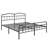 14"King Size Bed Frame With Iron-Art Headboard, Metal Platform Bed Frame With Heavy Duty Support Slats, Easy To Assemble, No Box Spring Needed, Black-1946010421