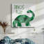 Toile tendue avec châssis Dinos